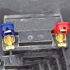 2 Cosses de batterie voiture serrage automatique bleu et rouge – Image 2