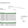 Pied a coulisse a vernier d'atelier bec Insize Série 1208 – Image 2