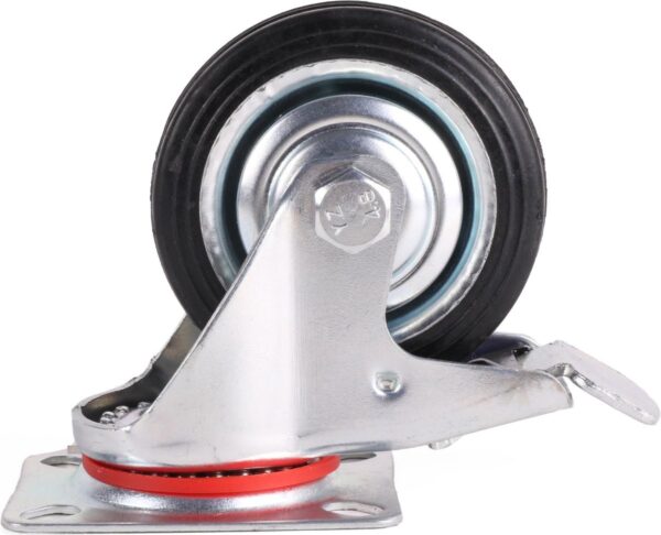 Roues Pivot à Platine Référence avec Frein