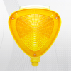 Lampe LED Solaire Clignotante Triangle (Jaune)