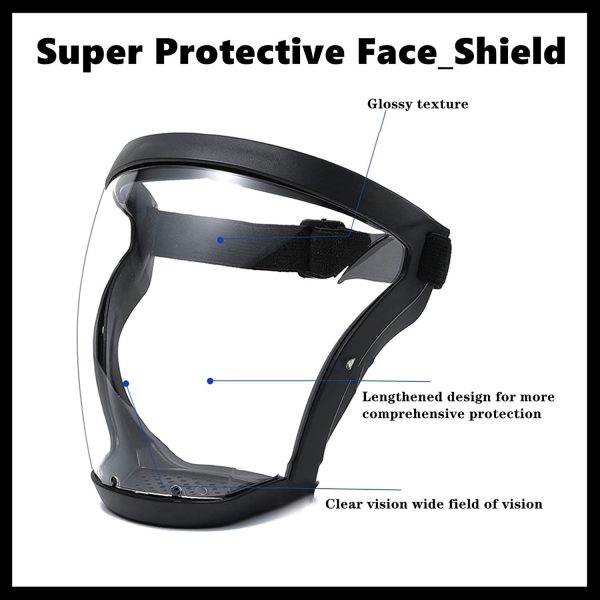 Masque Visière de protection anti buée de protection visage complet – Image 4