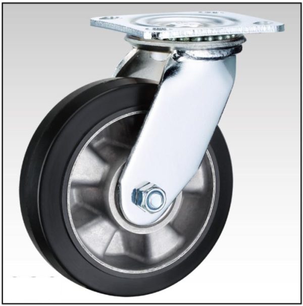 Roue pivotante à plaque 200 mm 450 kg RF 494