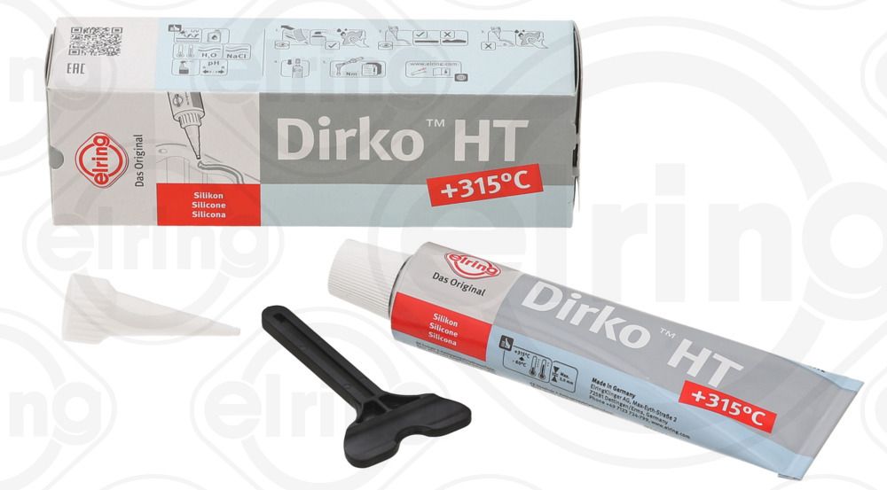 Pâte à joint silicone haute température DIRKO HT – 70 ml – Image 2