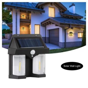 Applique Murale Solaire à Détection de Mouvement BK-618-2 – 1200 LM