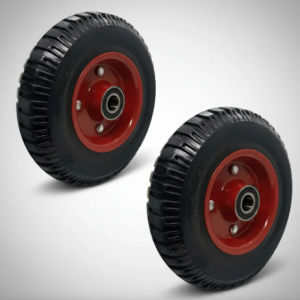 Roue fixe simple cramponné Double roulement DIAM 200