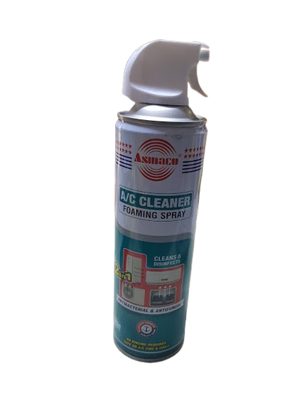Nettoyant pour climatiseurs ASMACO Spray mousse antibactérien 500 ml (A/C Cleaner) – Image 4