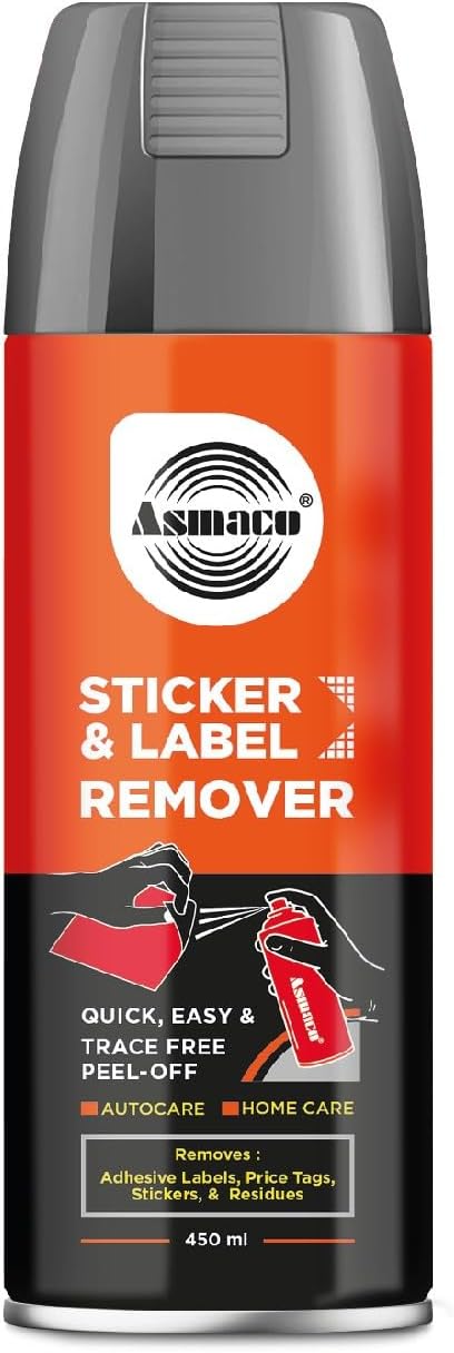 ASMACO Sticker & Label Remover Spray Détachant autocollants et résidus 400 ml – Image 3
