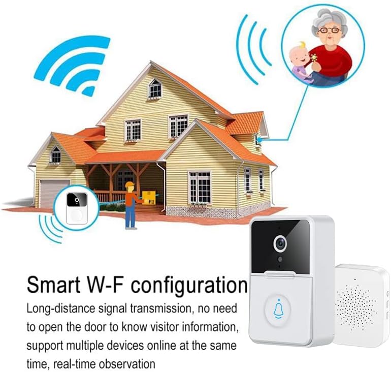 Sonnette Intelligente avec Caméra HD Doorbell Smart HD Camera – Image 7