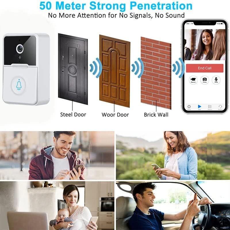 Sonnette Intelligente avec Caméra HD Doorbell Smart HD Camera – Image 6
