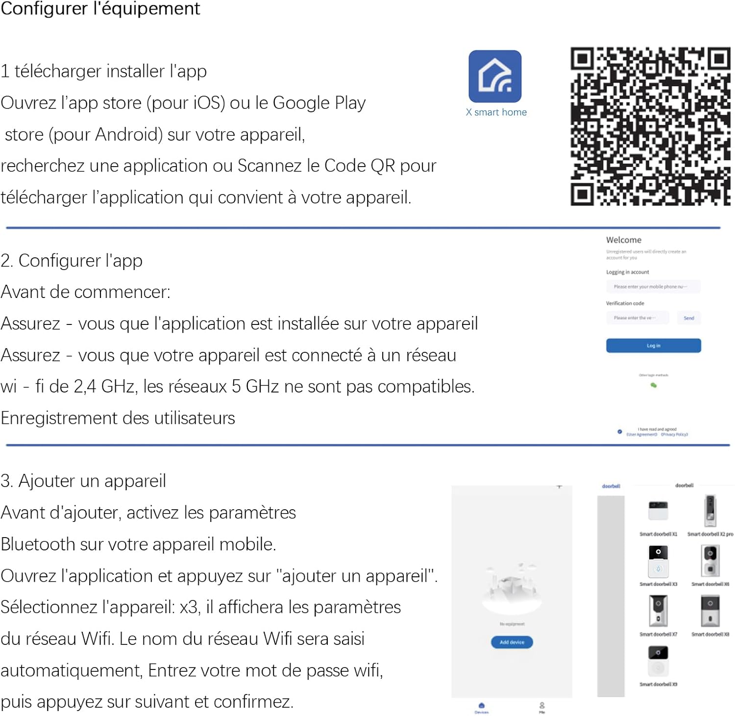 Sonnette Intelligente avec Caméra HD Doorbell Smart HD Camera – Image 8