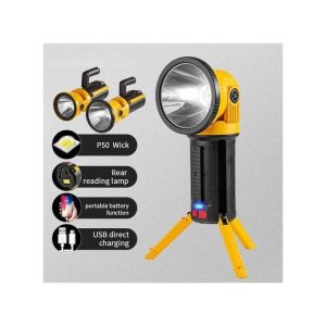 Projecteur LED Rechargeable 150W avec Trépied – Ultra Puissant Multifonction