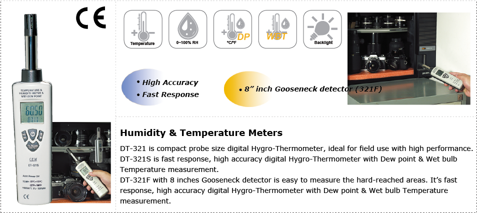 DT-321S Thermomètre et hygromètre universel 2en1 – Image 7