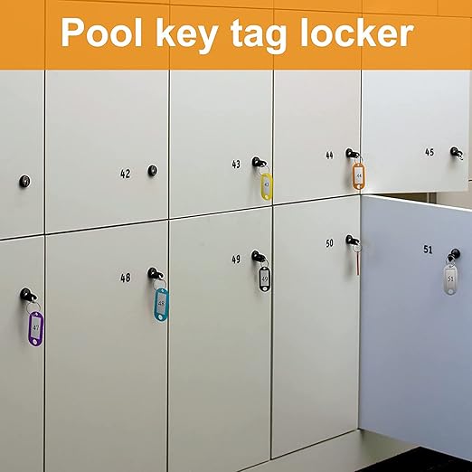 Porte-Clés Inscriptible Couleur avec Porte Étiquette – Identification de Clés – Image 7