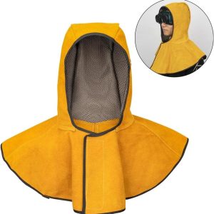 Protection de la Tête, des Épaules et du Cou en Cuir