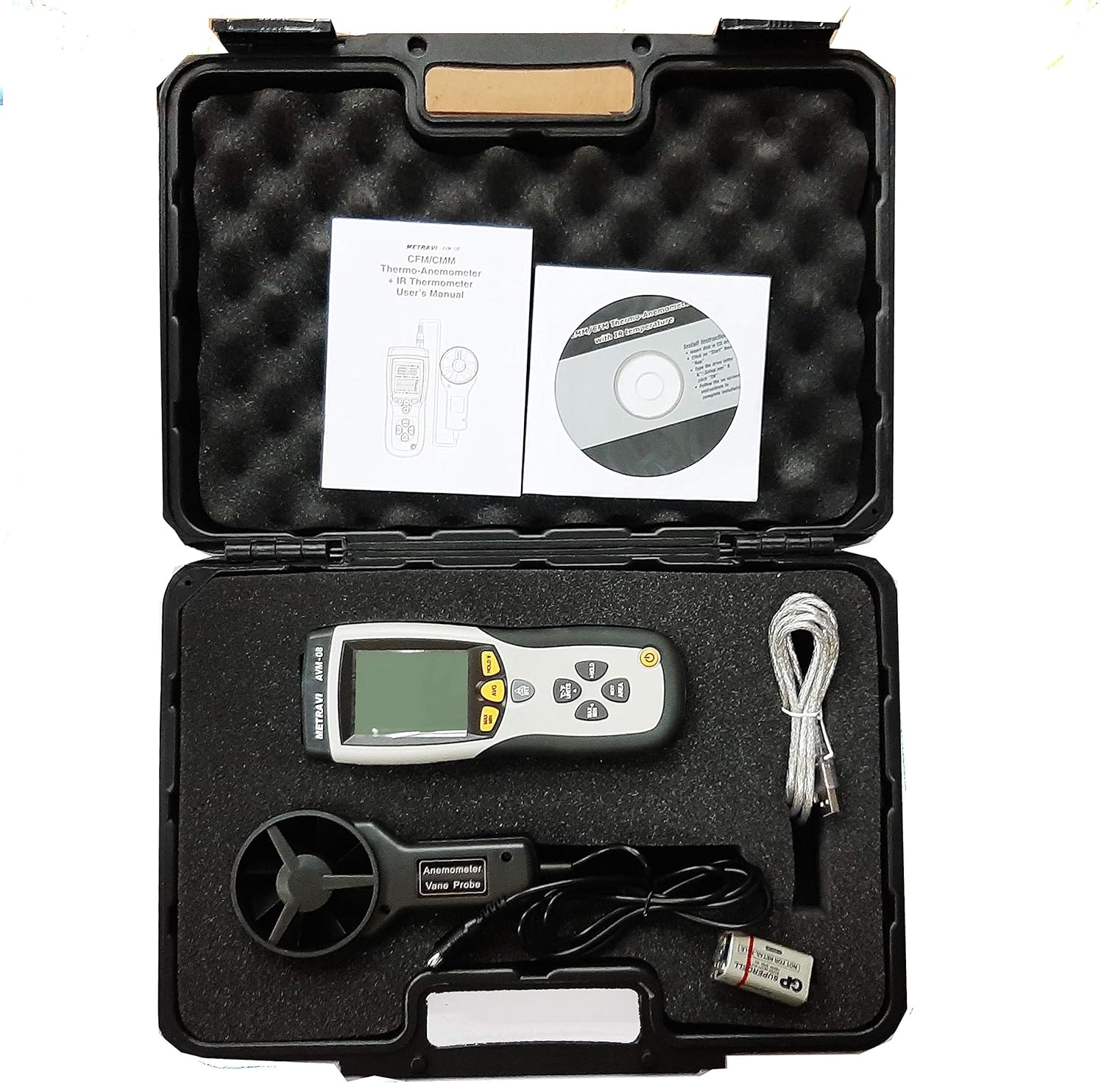 Thermo-anémomètre digital AVM-08 / DT-8894 – Image 3